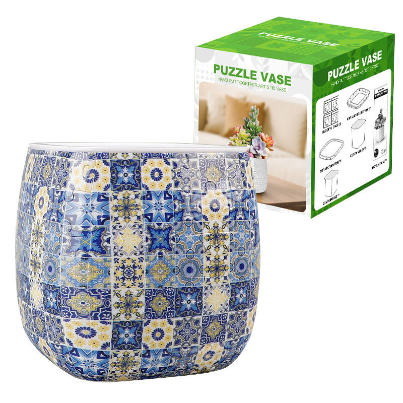 3D Puzzle Vase DIY Buildable Flower Vase