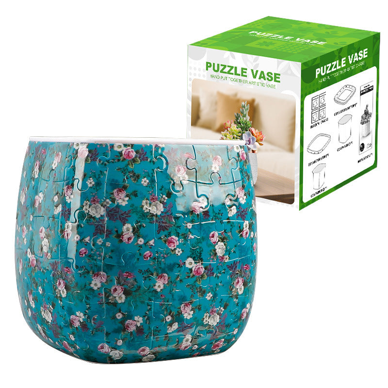 3D Puzzle Vase DIY Buildable Flower Vase