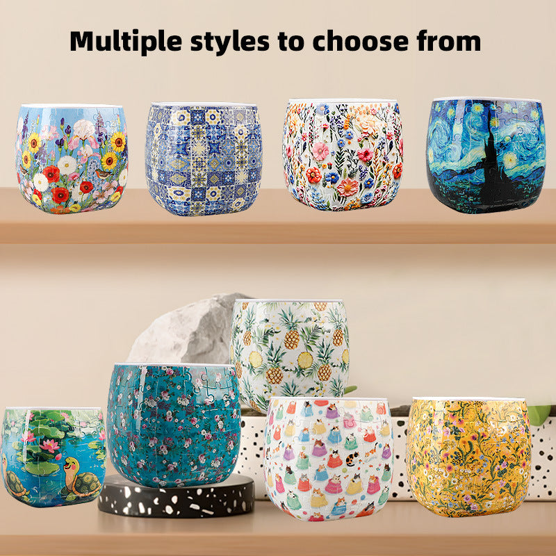 3D Puzzle Vase DIY Buildable Flower Vase