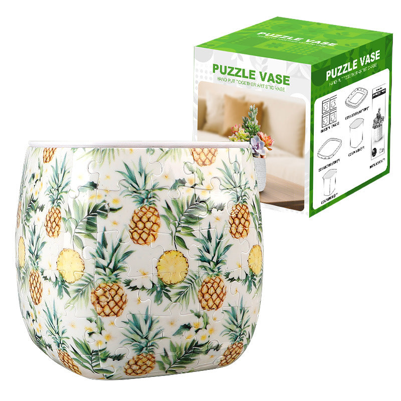 3D Puzzle Vase DIY Buildable Flower Vase