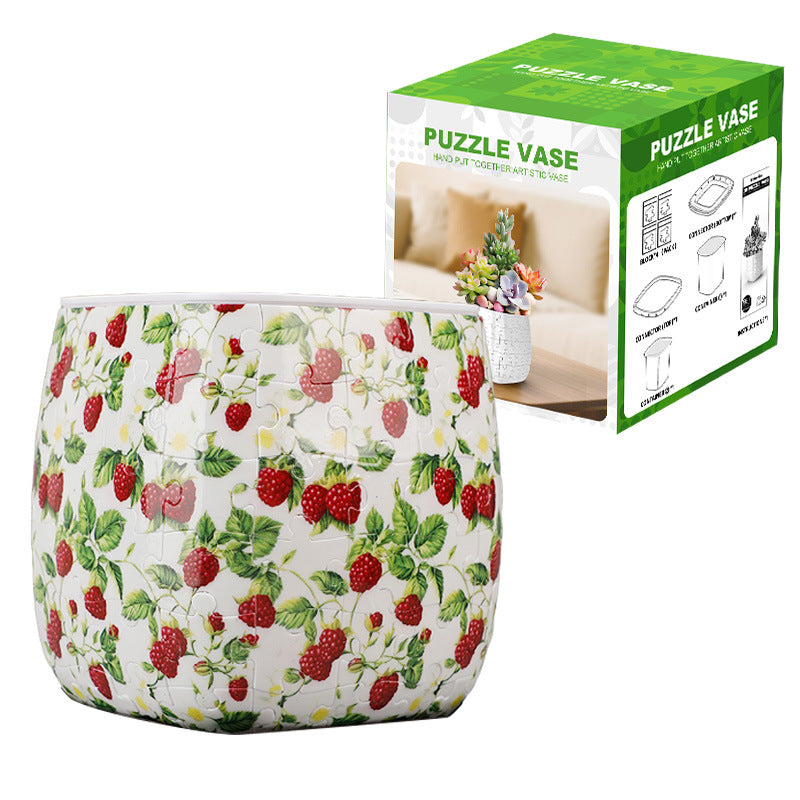 3D Puzzle Vase DIY Buildable Flower Vase